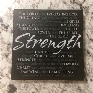 Hallmark Christian/Religious Strength Plaque